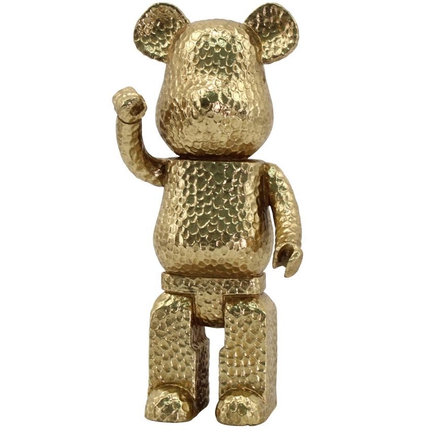 Zlatá dekorativní soška Richmond Bear 30 cm - Designovynabytek.cz