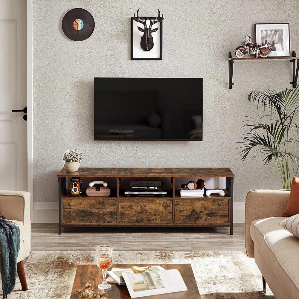 Aldo Televizní stolek v industriálním designu s prvky rustic LTV II - Nábytek ALDO