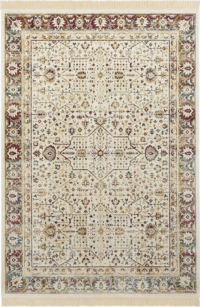Nouristan - Hanse Home koberce Kusový koberec Naveh 104386 Beige/Multicolor - 95x140 cm - Mujkoberec.cz