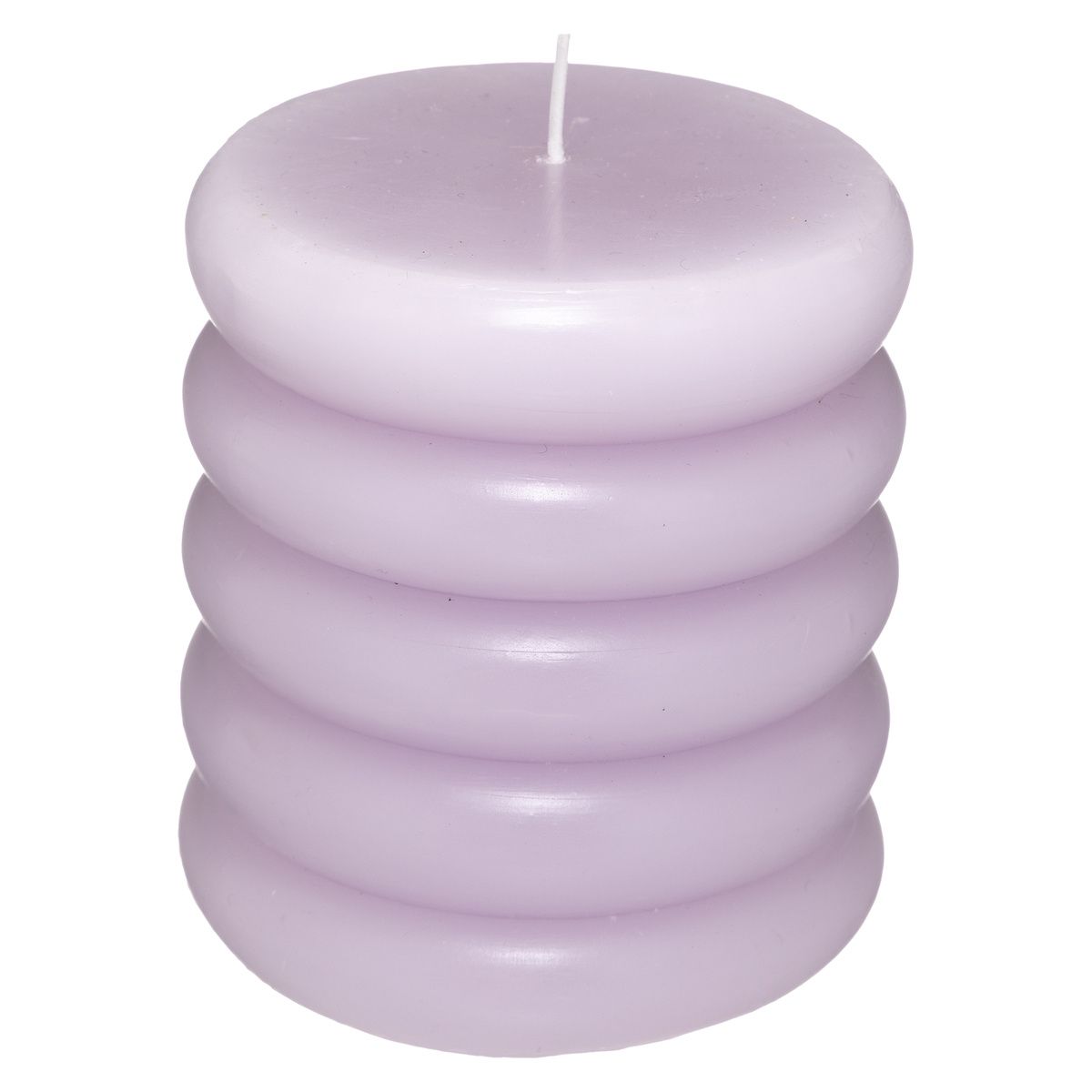 Atmosphera Dekorativní svíčka VIBES, bez vůně, O 9,5 cm, fialová - EDAXO.CZ s.r.o.
