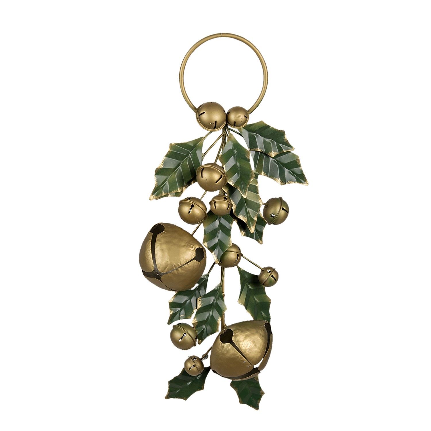 Vánoční dekorativní ozdoba větev s břečťanem - 23*8*52 cm Clayre & Eef - LaHome - vintage dekorace