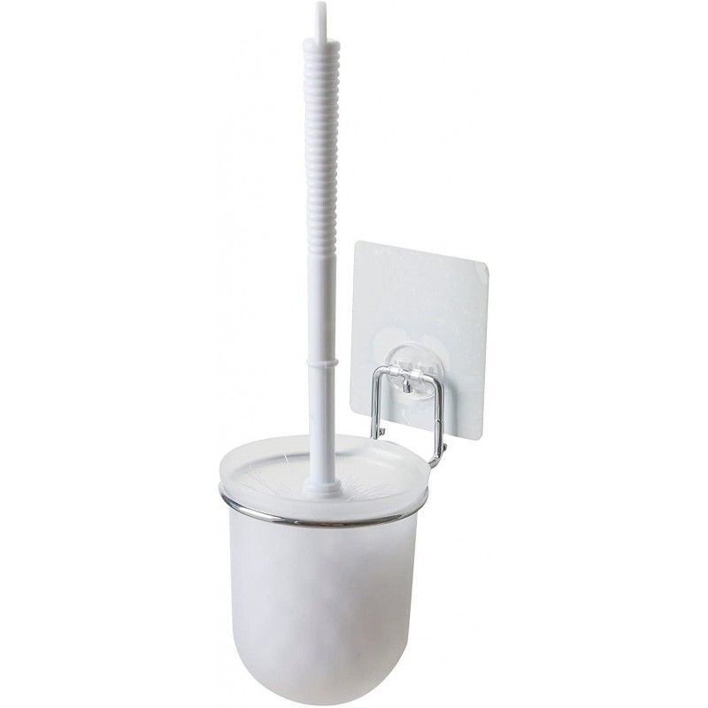 COMPACTOR Samolepicí WC štětka na stěnu Compactor Bestlock Magic systém bez vrtání, chrom - NP-DESIGN, s.r.o.