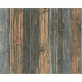 Vliesová tapeta na zeď Best Of Wood Stone 2020 9086-12 | 0,53 x 10,05 m | hnědá, šedá | A.S. Création