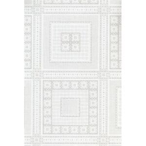 Ubrus PVC 3670071 čtverce bílé metráž, 20 m x 140 cm, IMPOL TRADE - Favi.cz