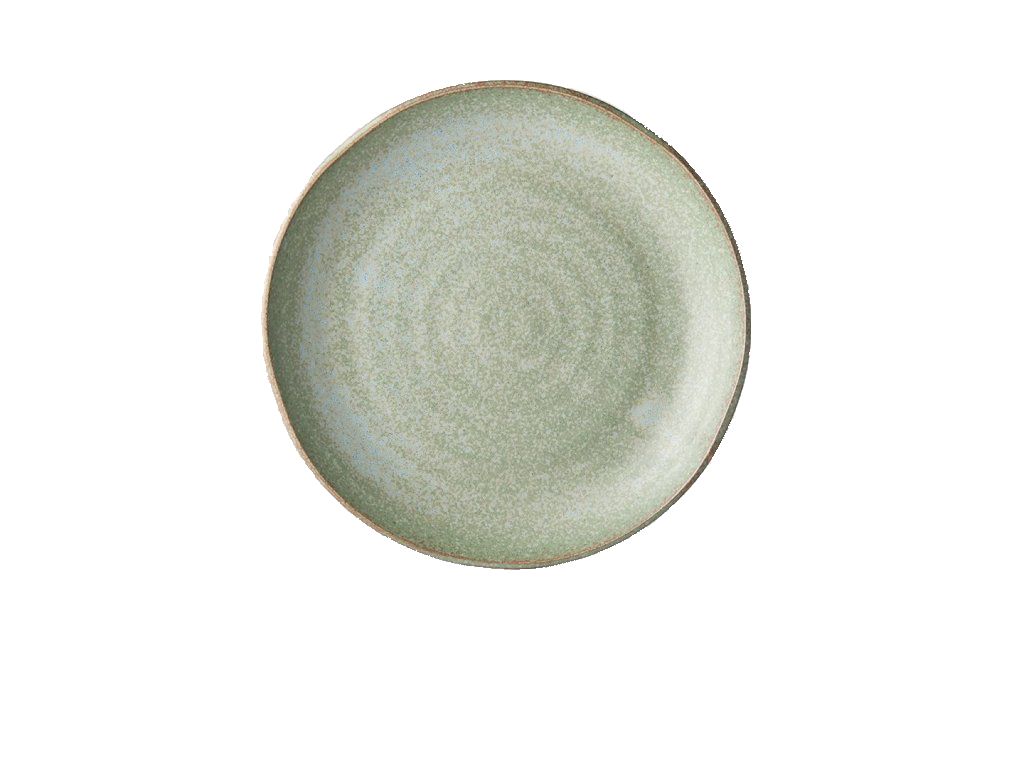MADE IN JAPAN Talíř nepravidelného tvaru Green Fade 24 cm - Domio.cz