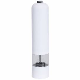 EH Excellent Houseware Elektrický mlýnek na sůl, 22 cm, bílý