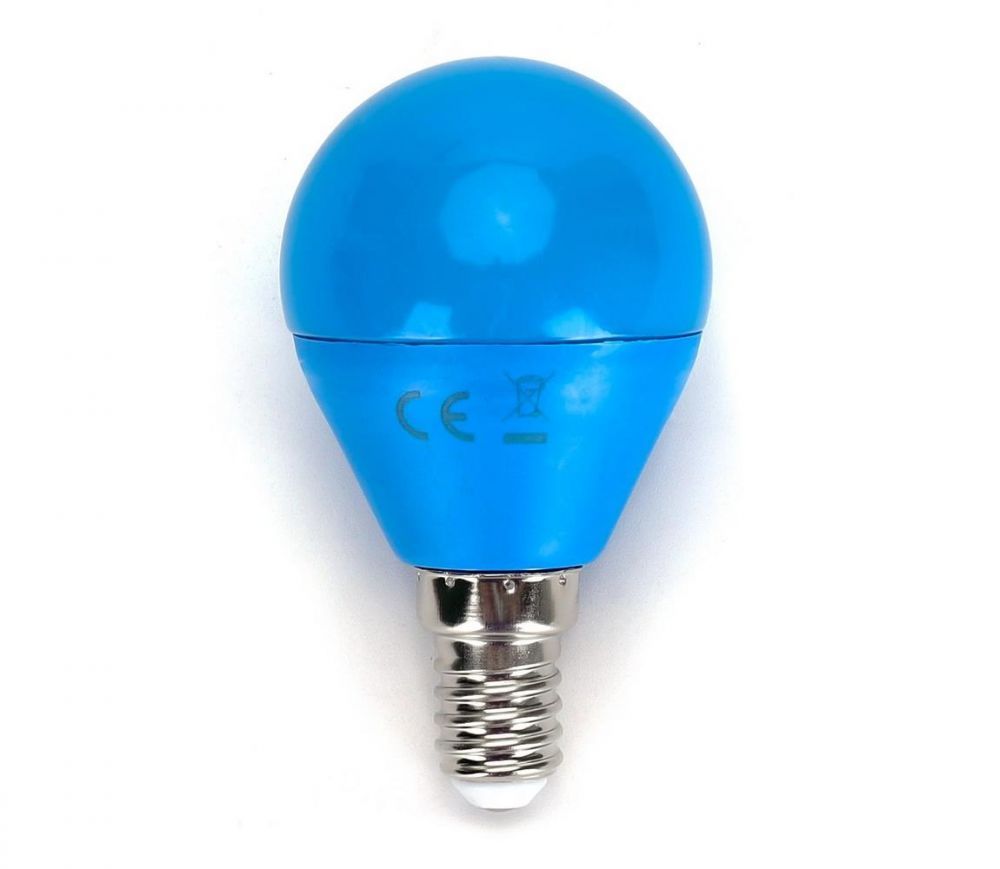  B.V. LED Žárovka G45 E14/4W/230V modrá -   -  Svět-svítidel.cz
