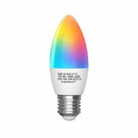  B.V. LED RGBW Žárovka C37 E27/5W/230V 3000-6500K Wi-Fi -  