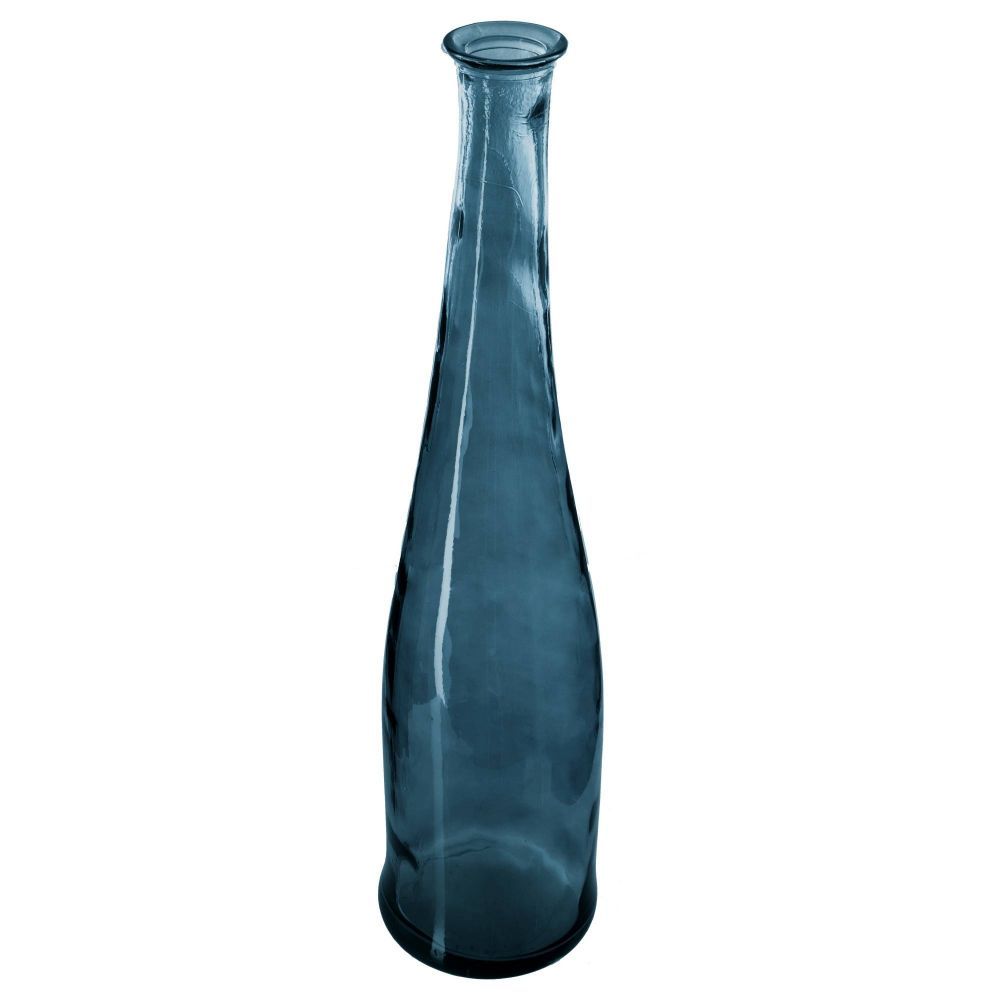 Atmosphera Váza na řezané květiny, skleněná, 80 cm, modrá - EMAKO.CZ s.r.o.