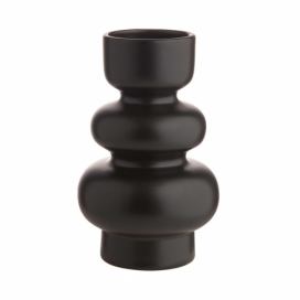 CHUBBY Váza 16,5 cm - černá