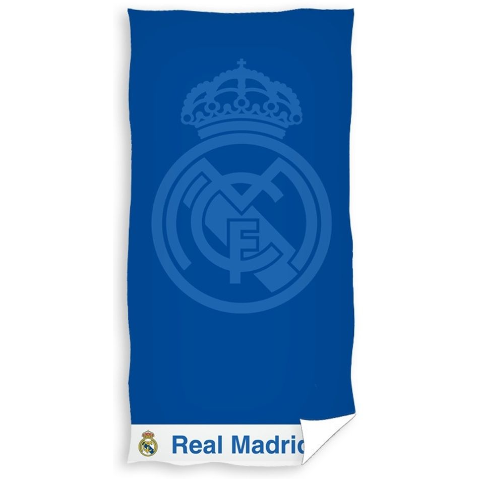 Carbotex Žakárová osuška Real Madrid Blue, 86 x 160 cm - 4home.cz