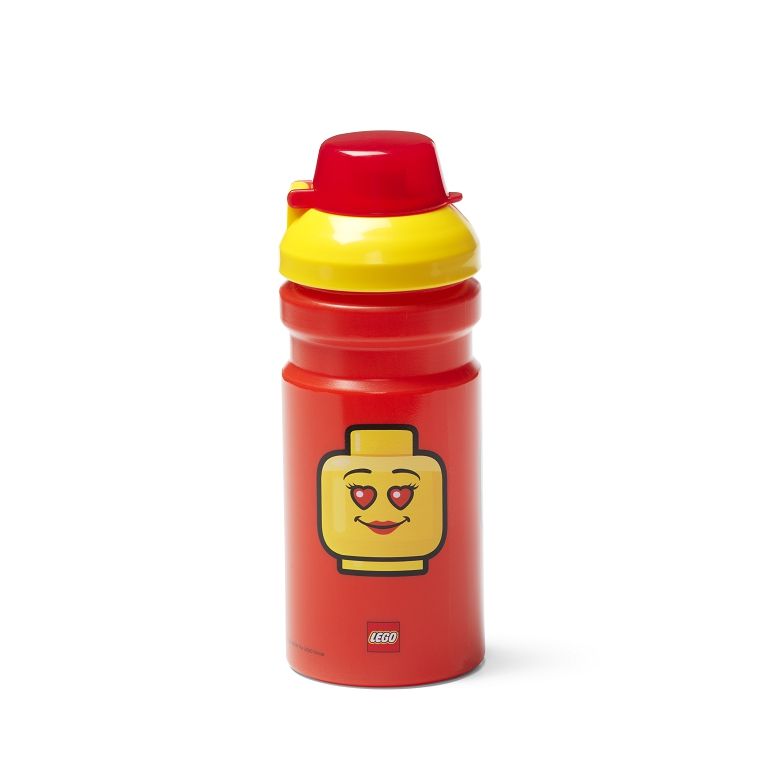 LEGO ICONIC Girl láhev na pití - žlutá/červená - Domio.cz