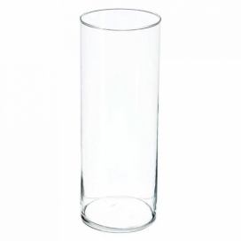 Atmosphera Skleněná váza CYLINDER, 40 cm