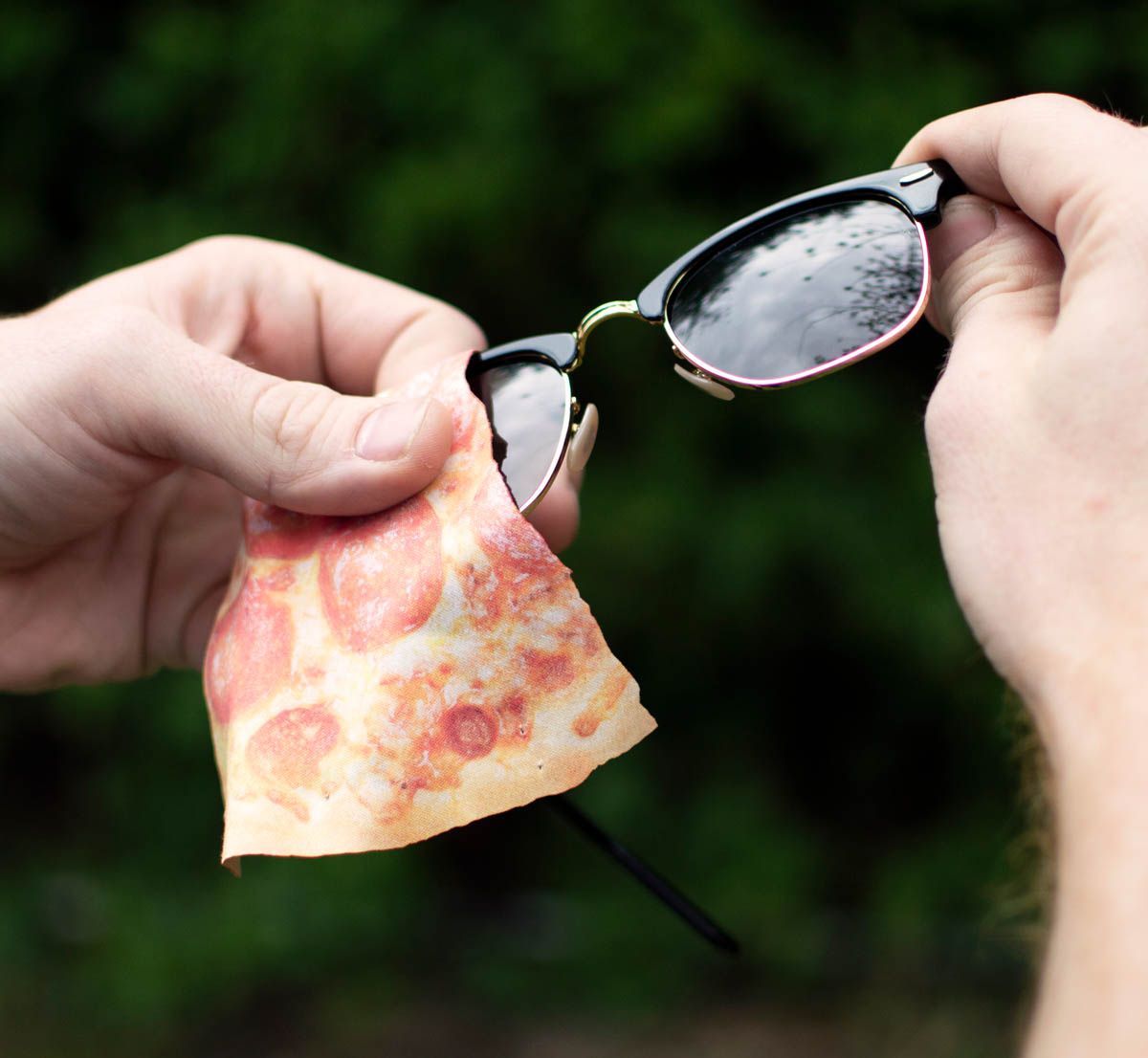 MAGS Utěrka na brýle z mikrovlákna Pizza - Velký Košík