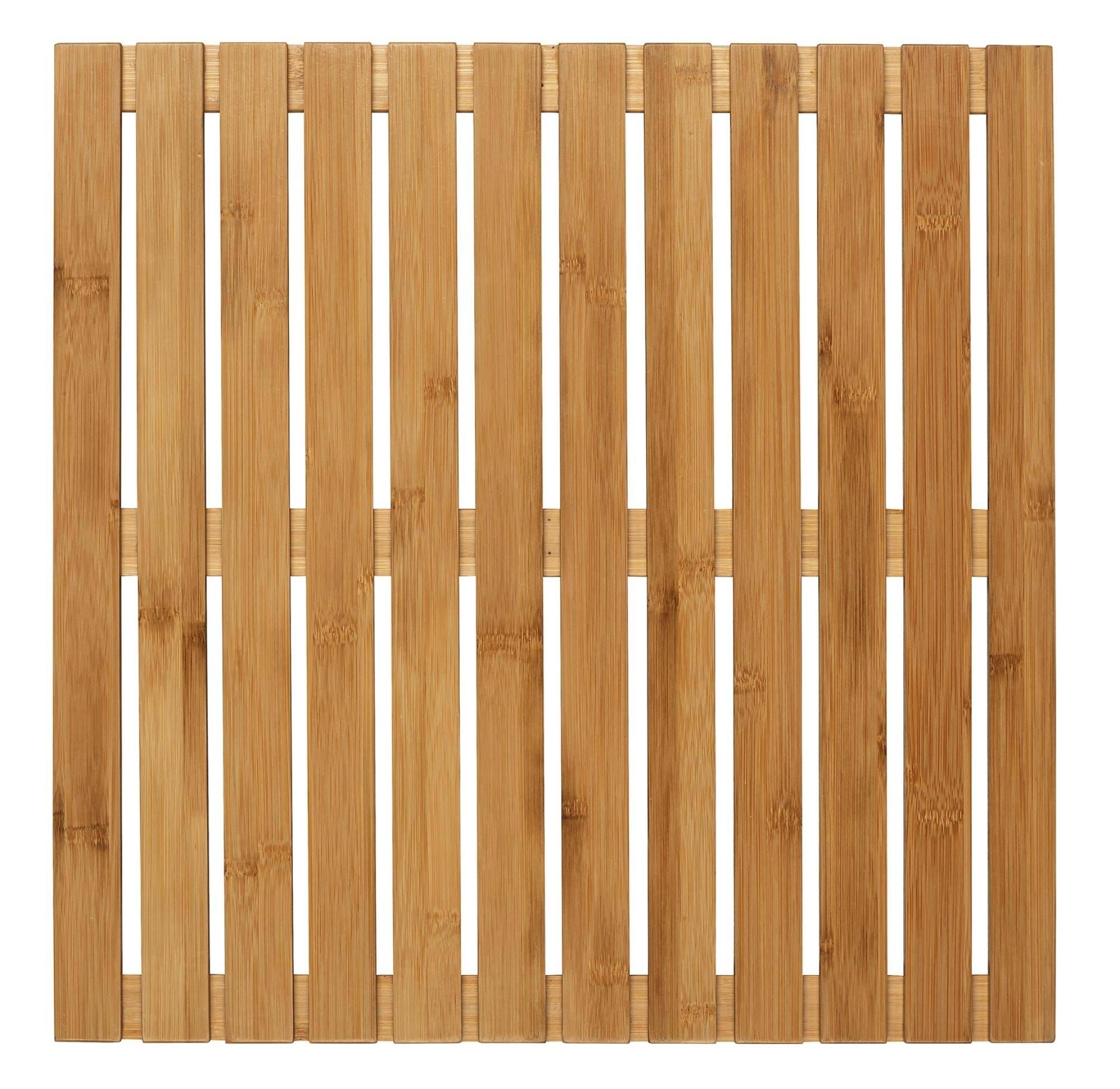 Koupelnová předložka BAMBUSA, bambusová, 50 x 50 cm, WENKO - EDAXO.CZ s.r.o.