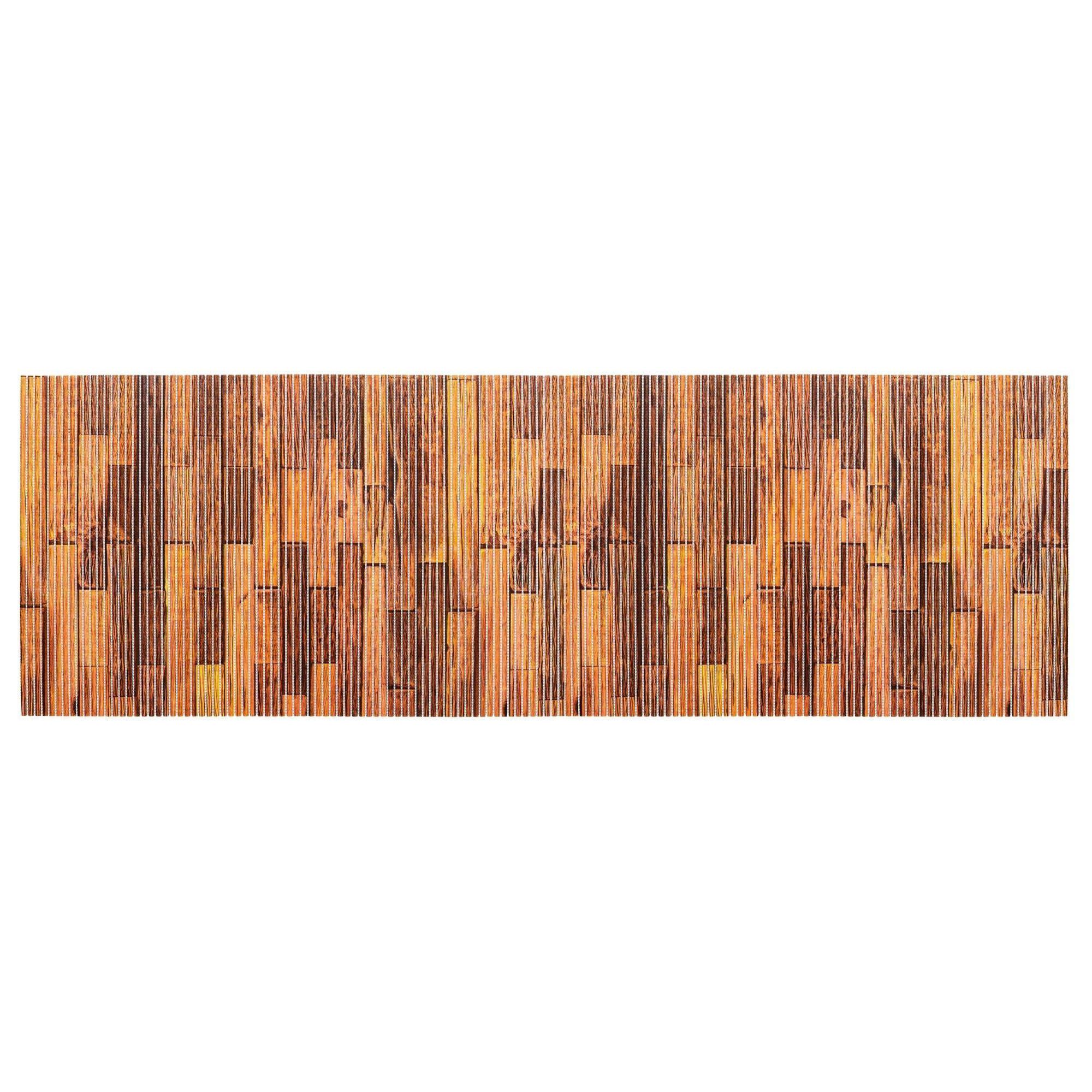 Protiskluzová předložka LAMBRIS, dřevěný motv, 65 x 200 cm, WENKO - EMAKO.CZ s.r.o.