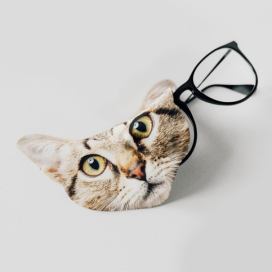 MAGS Utěrka na brýle z mikrovlákna Kočka