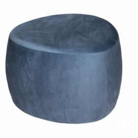 Atmosphera Sametová stolička, 50 cm, modrá barva