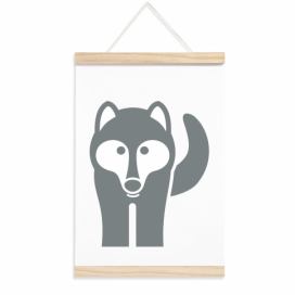 Pieris design Dětský plakát - vlk