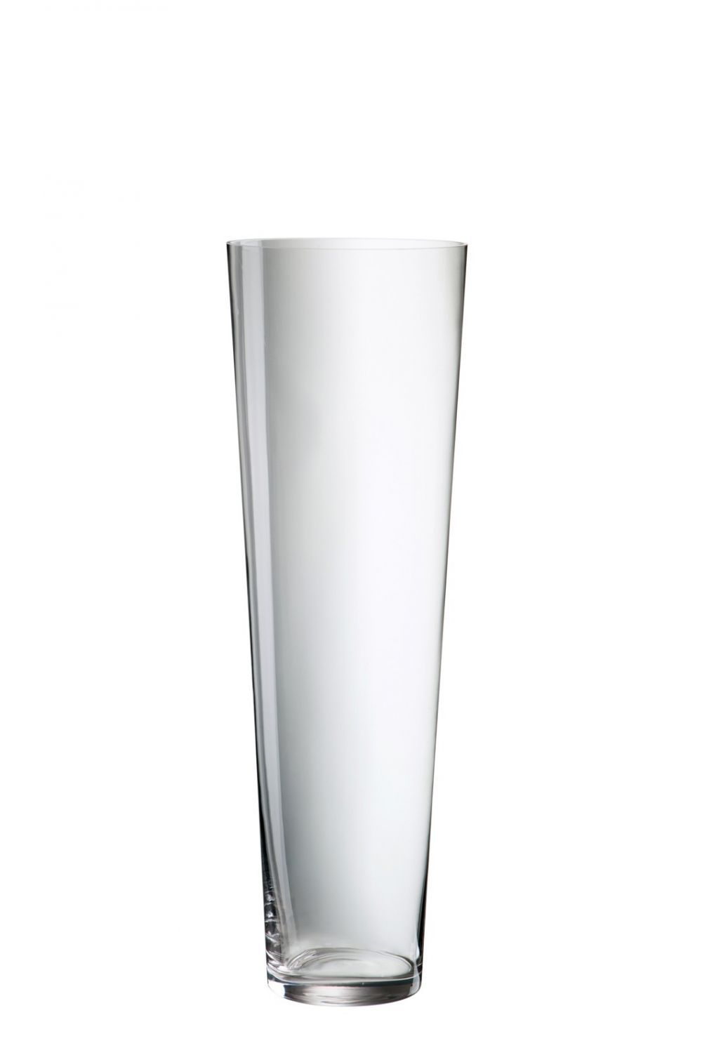 Transparentní skleněná váza Tow - Ø 19,5*70 cm J-Line by Jolipa - LaHome - vintage dekorace