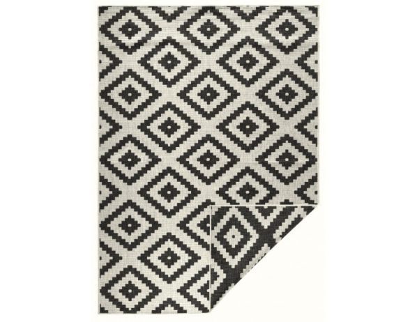 Kusový koberec Twin-Wendeteppiche 103129 schwarz creme - FORLIVING