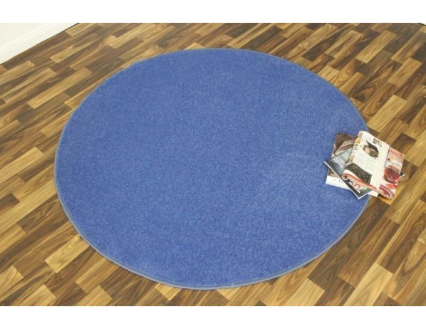 Kusový koberec Nasty 101153 Blau kruh - FORLIVING