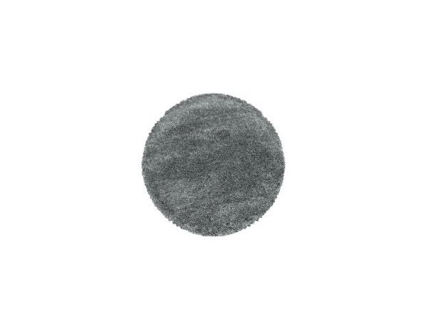 Kusový koberec Fluffy Shaggy 3500 light grey kruh - FORLIVING
