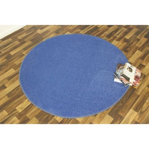 Kusový koberec Nasty 101153 Blau kruh FORLIVING