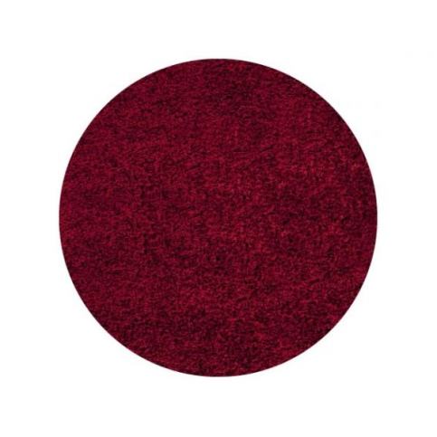 Kusový koberec Life Shaggy 1500 red kruh FORLIVING