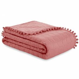 Přehoz na postel AmeliaHome Meadore V růžový, velikost 260x280