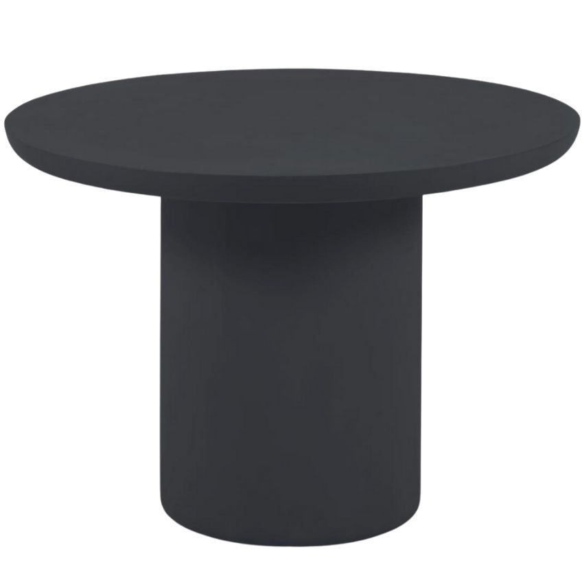 Černý betonový zahradní stůl Kave Home Taimi 110 cm - Designovynabytek.cz