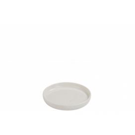 Malý bílý talířek Ruby - 12*12*1,7 cm J-Line by Jolipa
