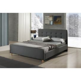 Čalouněná postel 160x200 BRIANO šedá Mdum