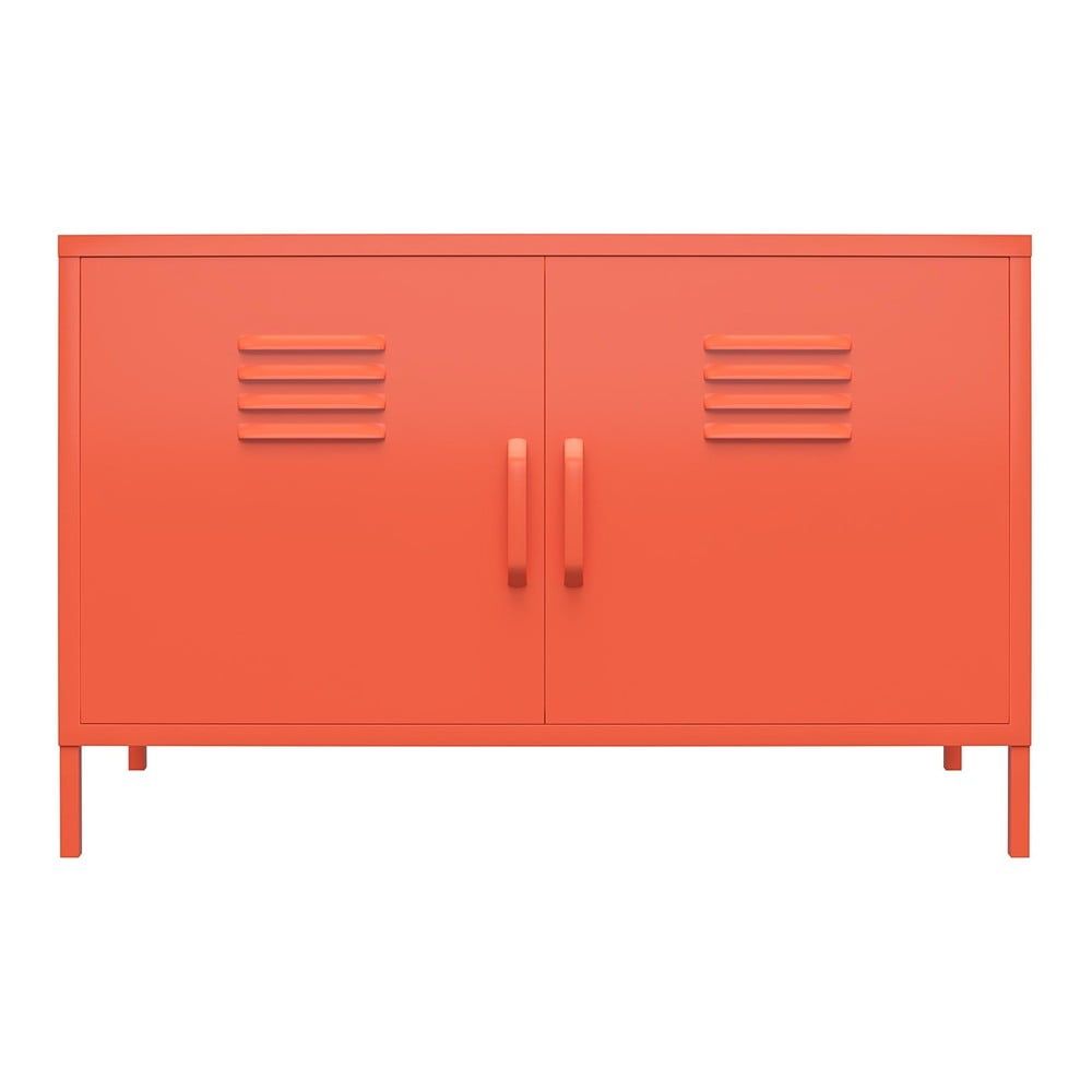 Oranžová kovová skříňka Novogratz Cache, 100 x 64 cm - Bonami.cz