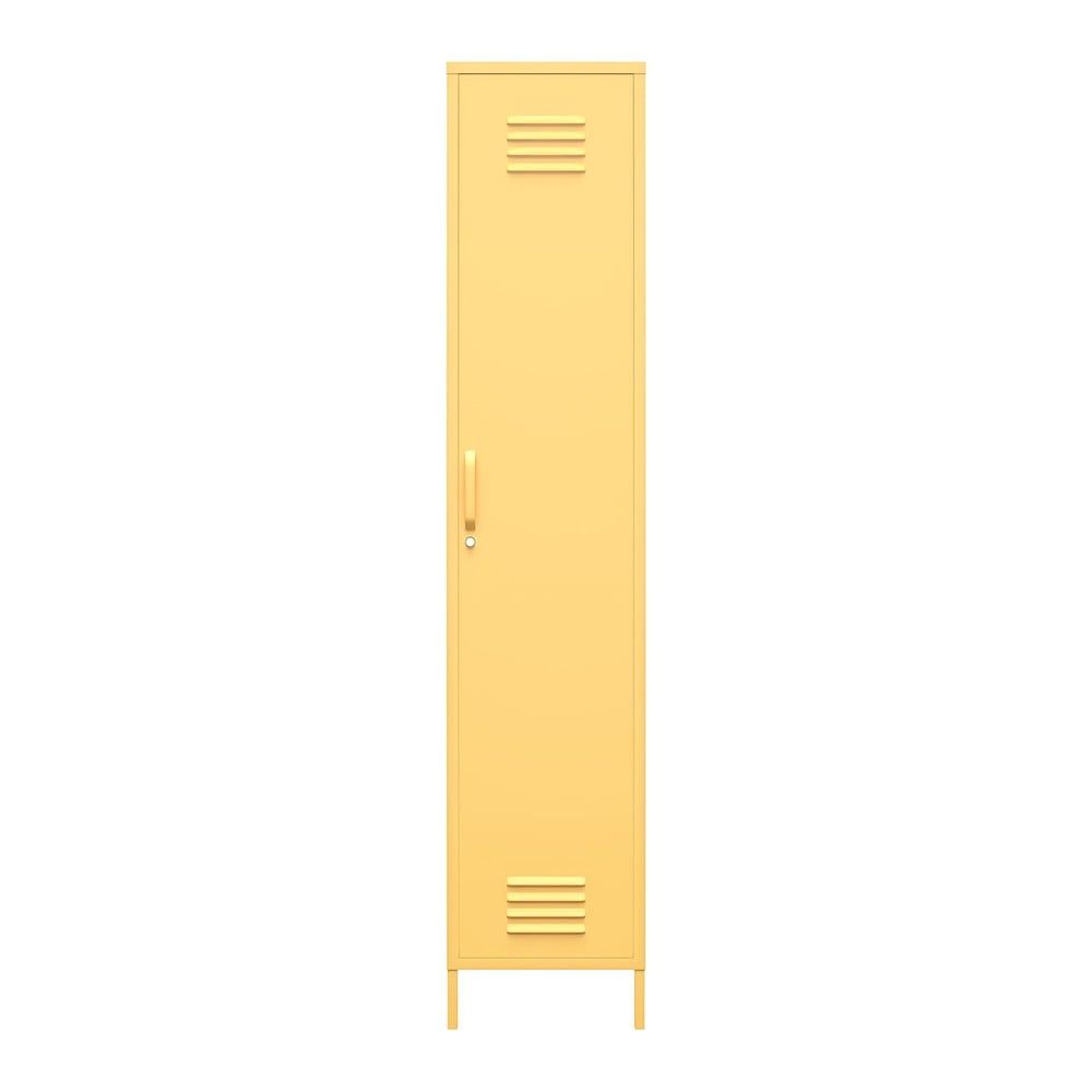 Žlutá kovová skříňka Novogratz Cache, 38 x 185 cm - Bonami.cz