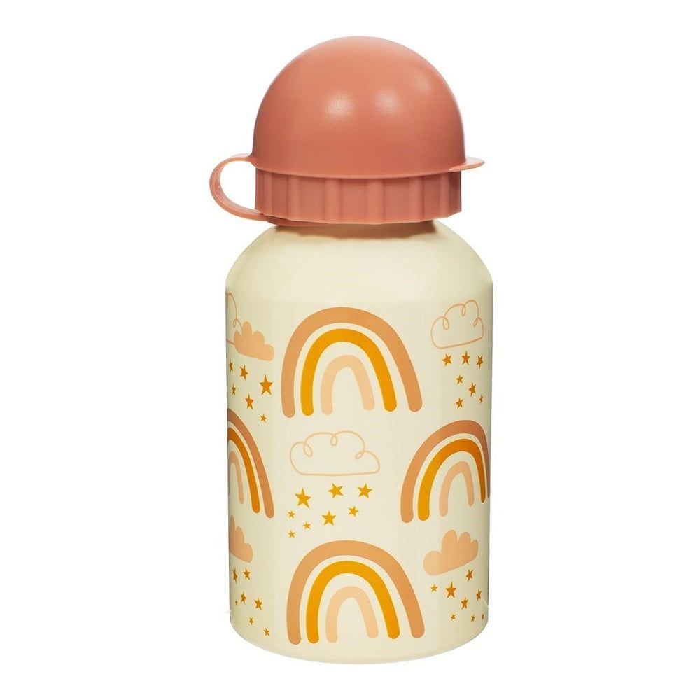 Oranžovo-růžová dětská láhev na pití Sass & Belle Earth Rainbow, 250 ml - Bonami.cz