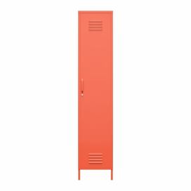 Oranžová kovová skřínka Novogratz Cache, 38 x 185 cm