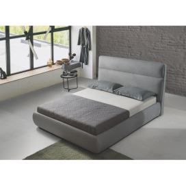 Čalouněná postel 160x200 GAMBARIE šedá Mdum