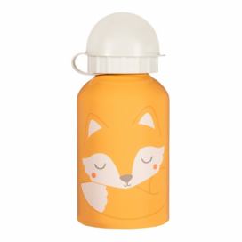Oranžovo-bílá dětská láhev na pití Sass & Belle Woodland Fox, 250 ml