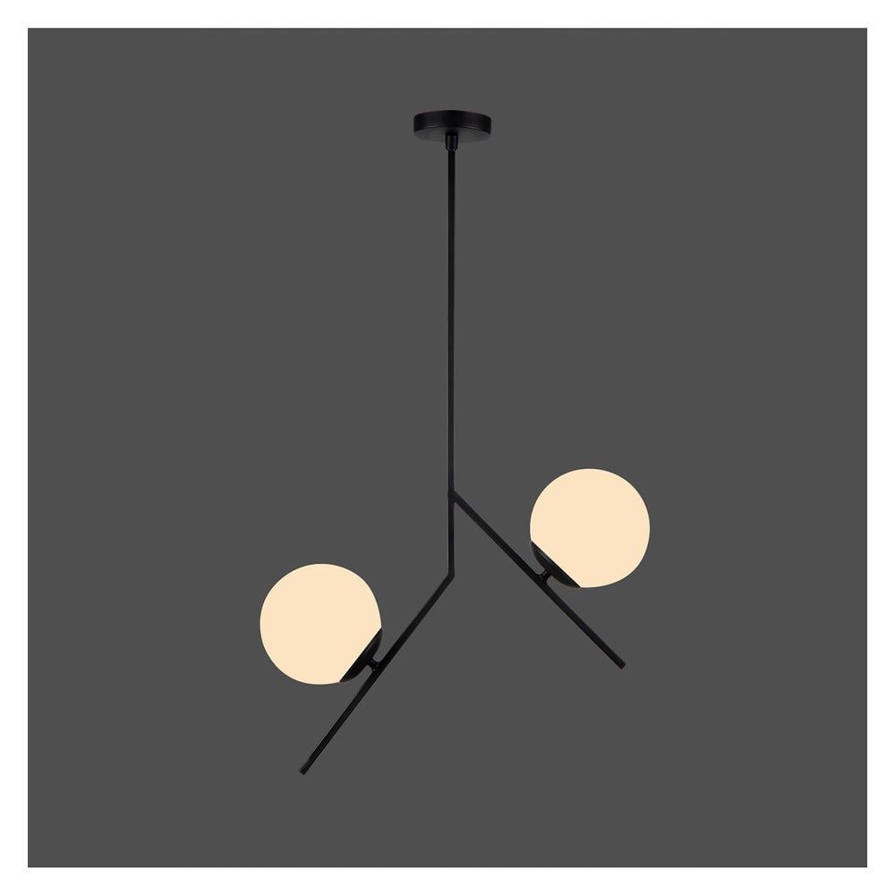 Černé závěsné svítidlo Squid Lighting Diagonal, výška 74 cm - Bonami.cz