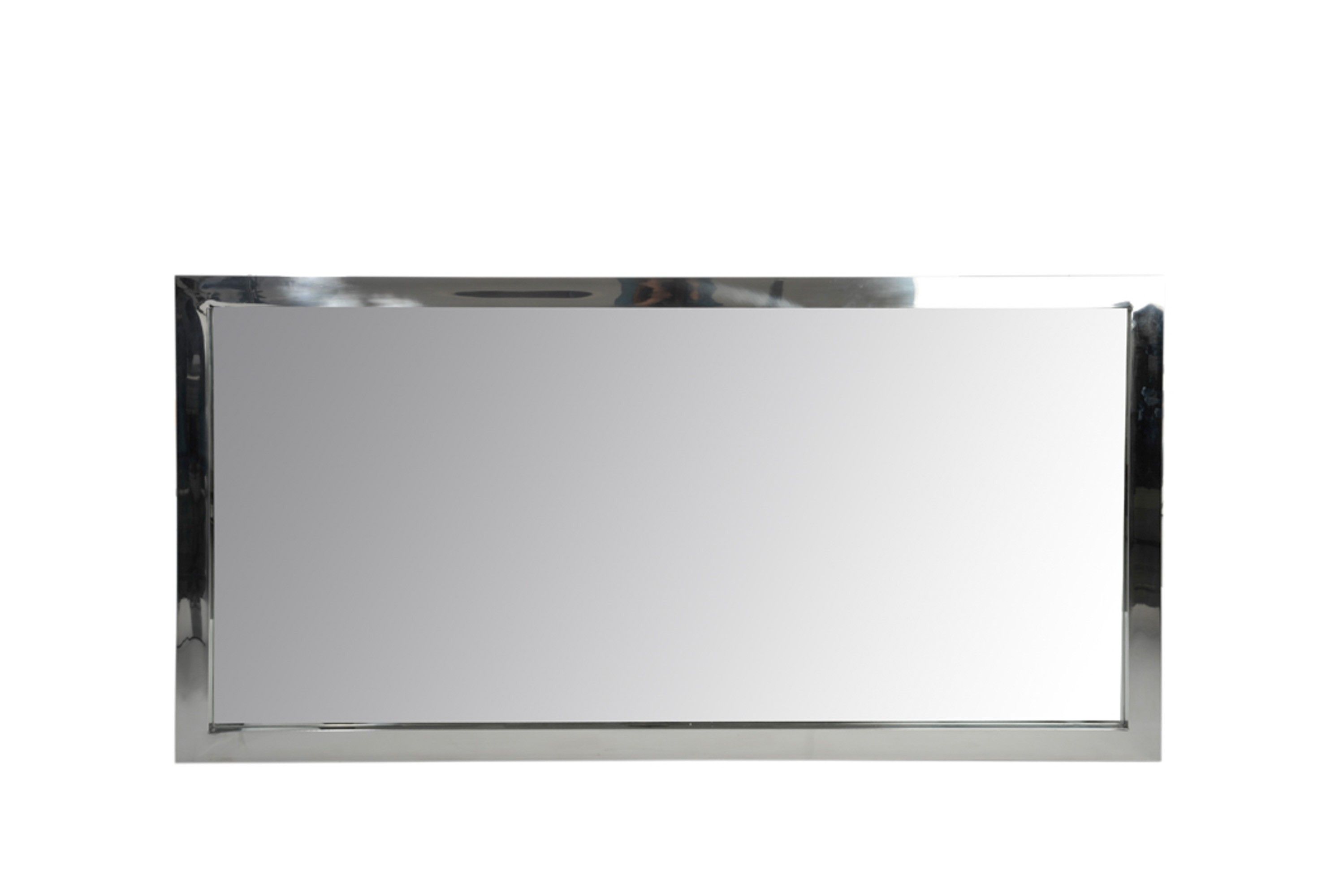 Obdélníkové zrcadlo s nerezovým okrajem - 130*4*70 cm J-Line by Jolipa - LaHome - vintage dekorace
