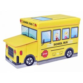 TZB Skládací taburet Bus žlutý