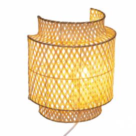 Atmosphera Stolní lampa LIBY, 28 cm, bambusová