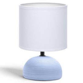  B.V.  - Stolní lampa 1xE14/40W/230V modrá/bílá 