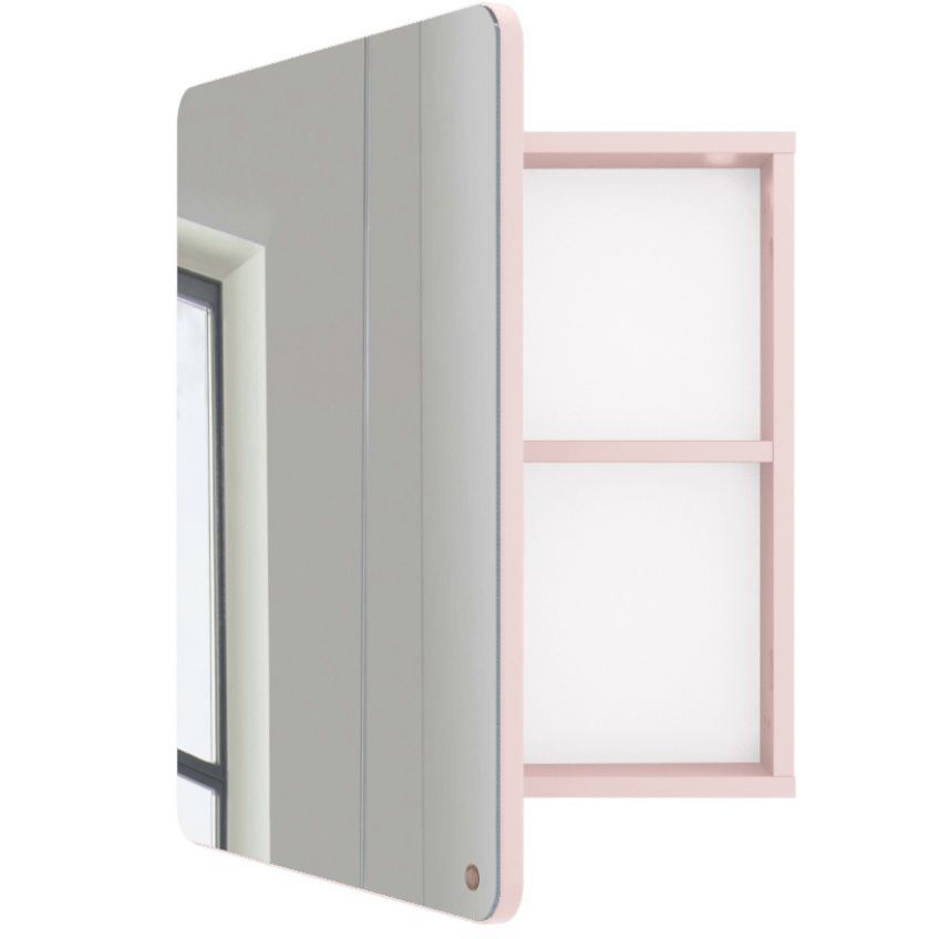 Růžová lakovaná koupelnová zrcadlová skříňka Tom Tailor Color Bath 58 x 50 cm - Designovynabytek.cz