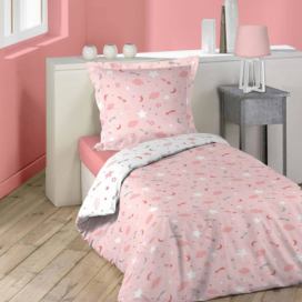 Douceur d\'intérieur Dětské povlečení 140x200 cm, bavlněné, růžová barva