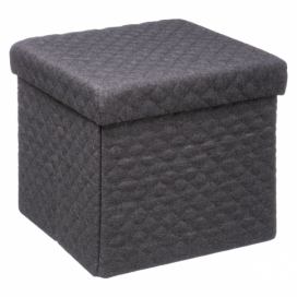 5five Simply Smart Skládací stolička s úložným prostorem, 31 x 30 x 31 cm, šedý