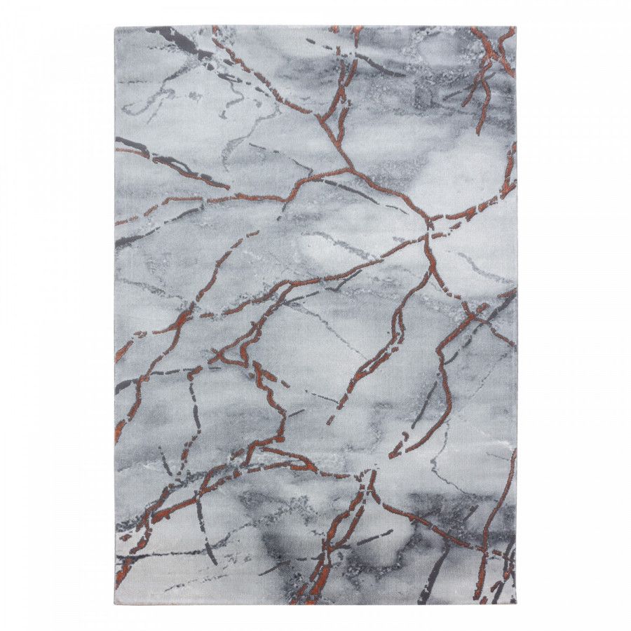 Ayyildiz Kusový koberec Naxos 3815 šedá/hnědá/bílá 80x150 cm - ATAN Nábytek