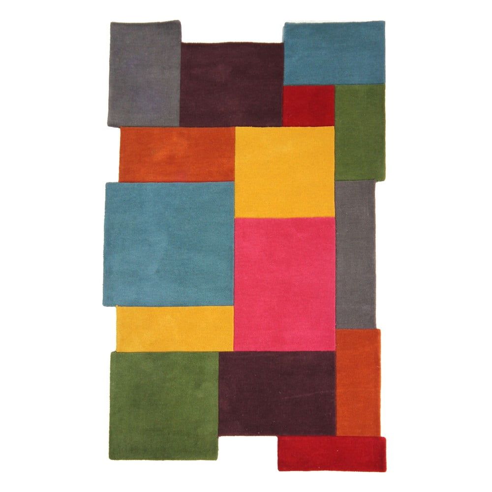 Vlněný koberec Flair Rugs Collage, 90 x 150 cm - Bonami.cz
