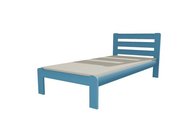 Jednolůžková postel VMK001A 90 modrá - FORLIVING
